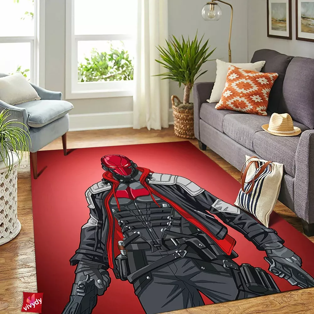 Red Hood Rectangle Rug