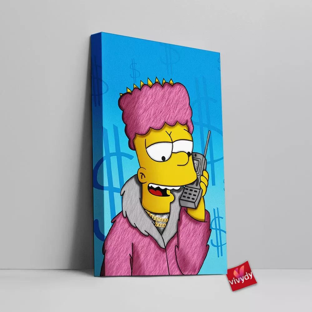 Bart Simpson Canvas Wall Art