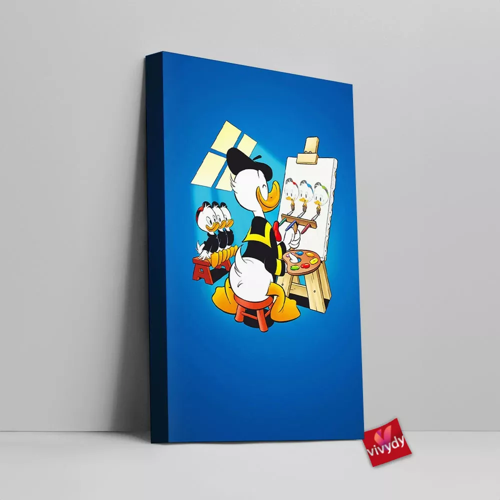 Donald Duck Canvas Wall Art