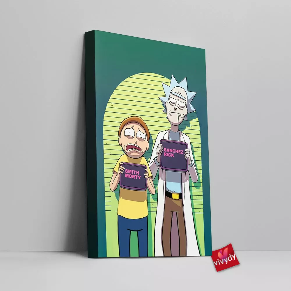 Rick and Morty Canvas Wall Art