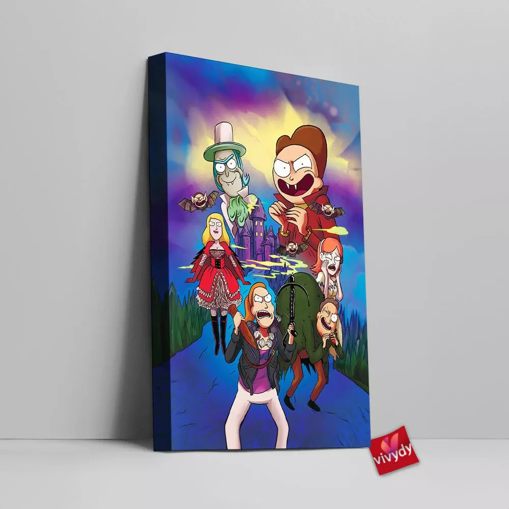 Rick and Morty Canvas Wall Art