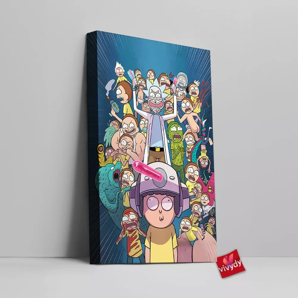 Rick and Morty Canvas Wall Art