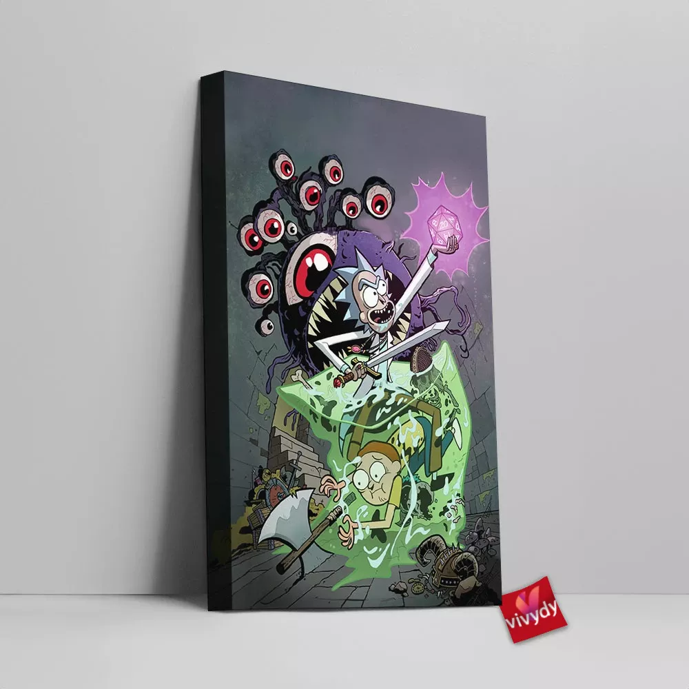 Rick and Morty Canvas Wall Art