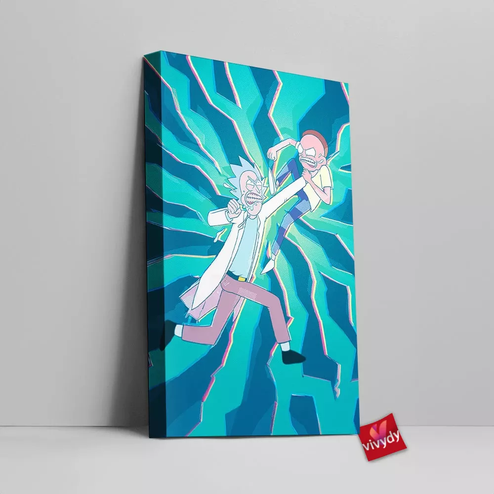 Rick and Morty Canvas Wall Art