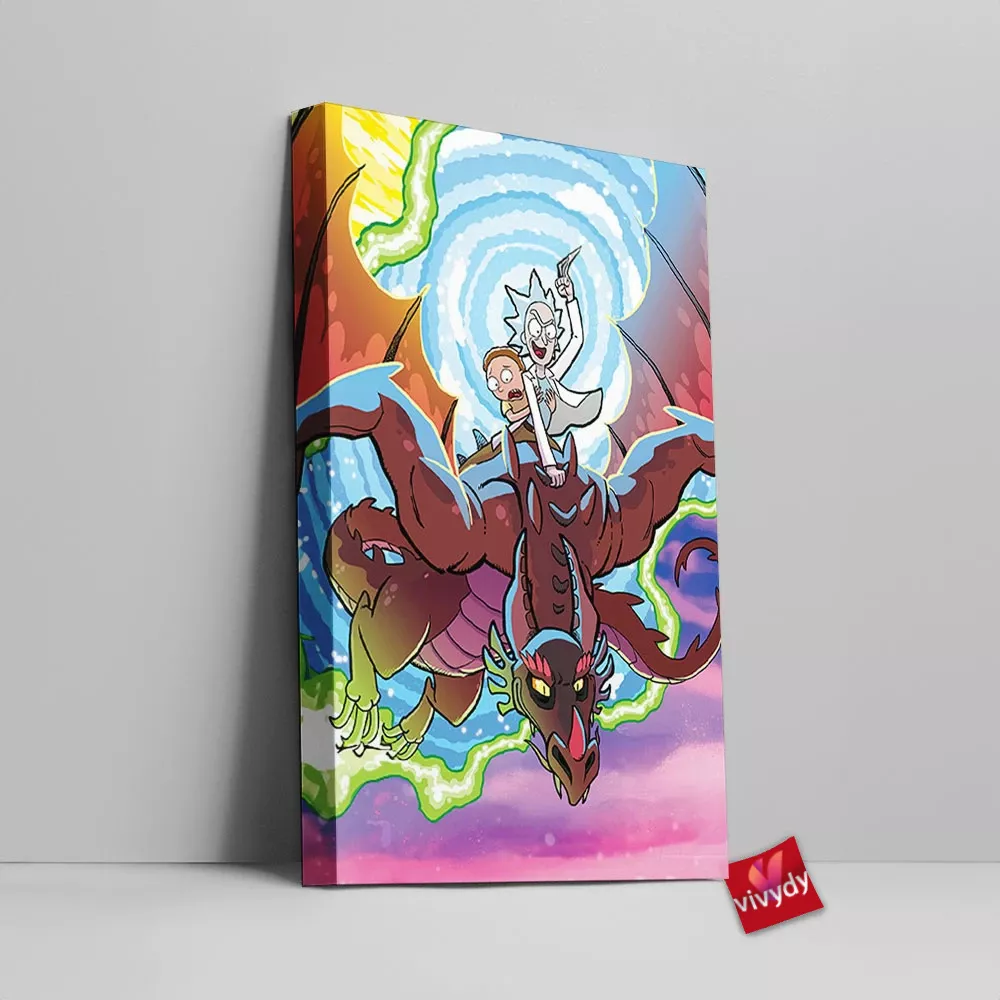 Rick and Morty Canvas Wall Art