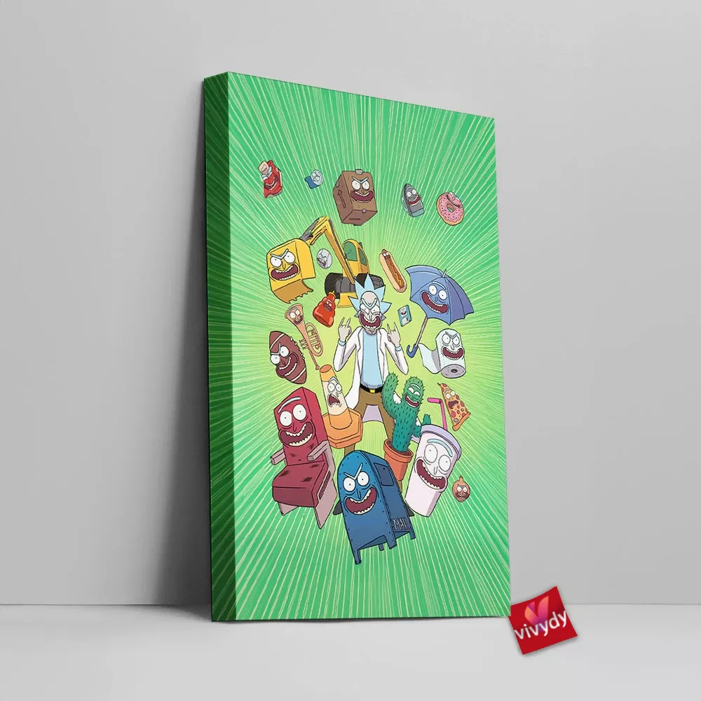 Rick and Morty Canvas Wall Art