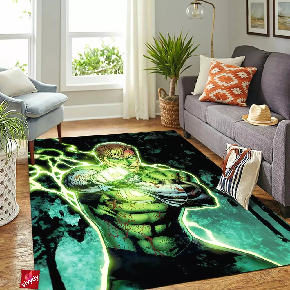 Green Lantern Rectangle Rug