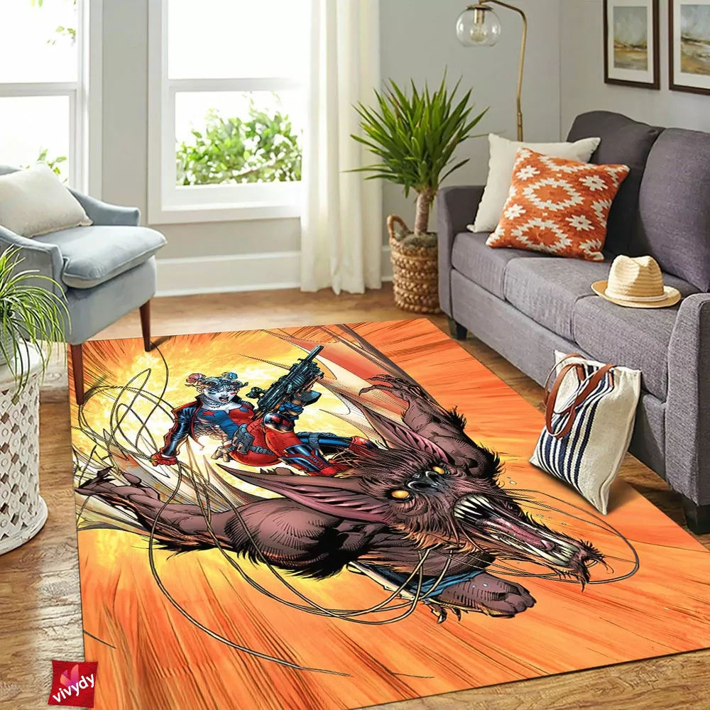 Harley Quinn Rectangle Rug