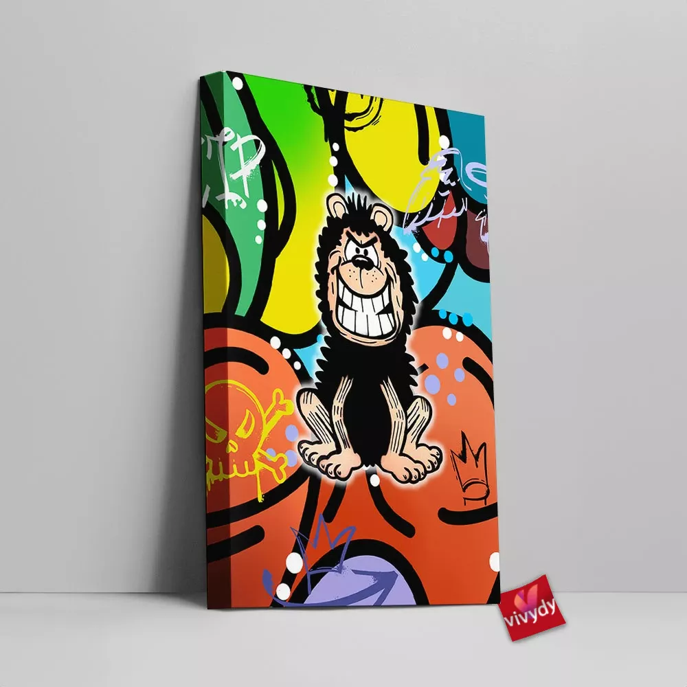 Gnasher Canvas Wall Art