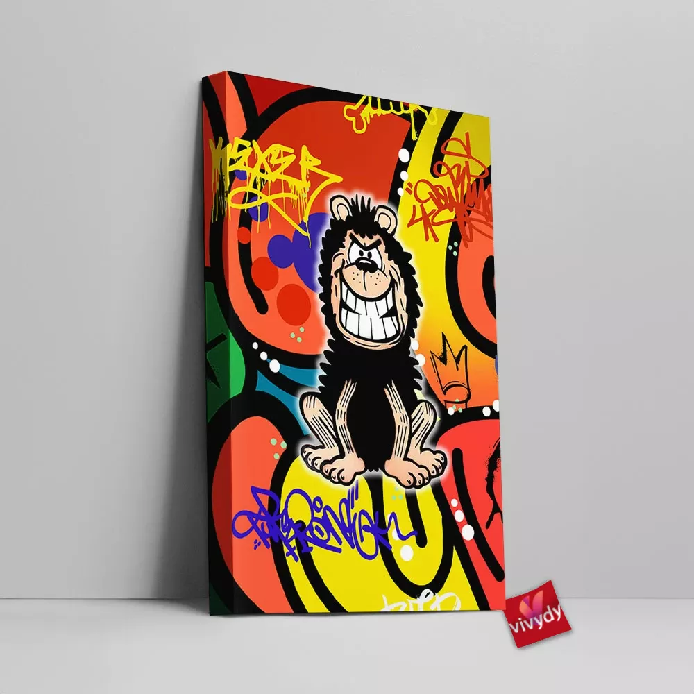 Gnasher Canvas Wall Art