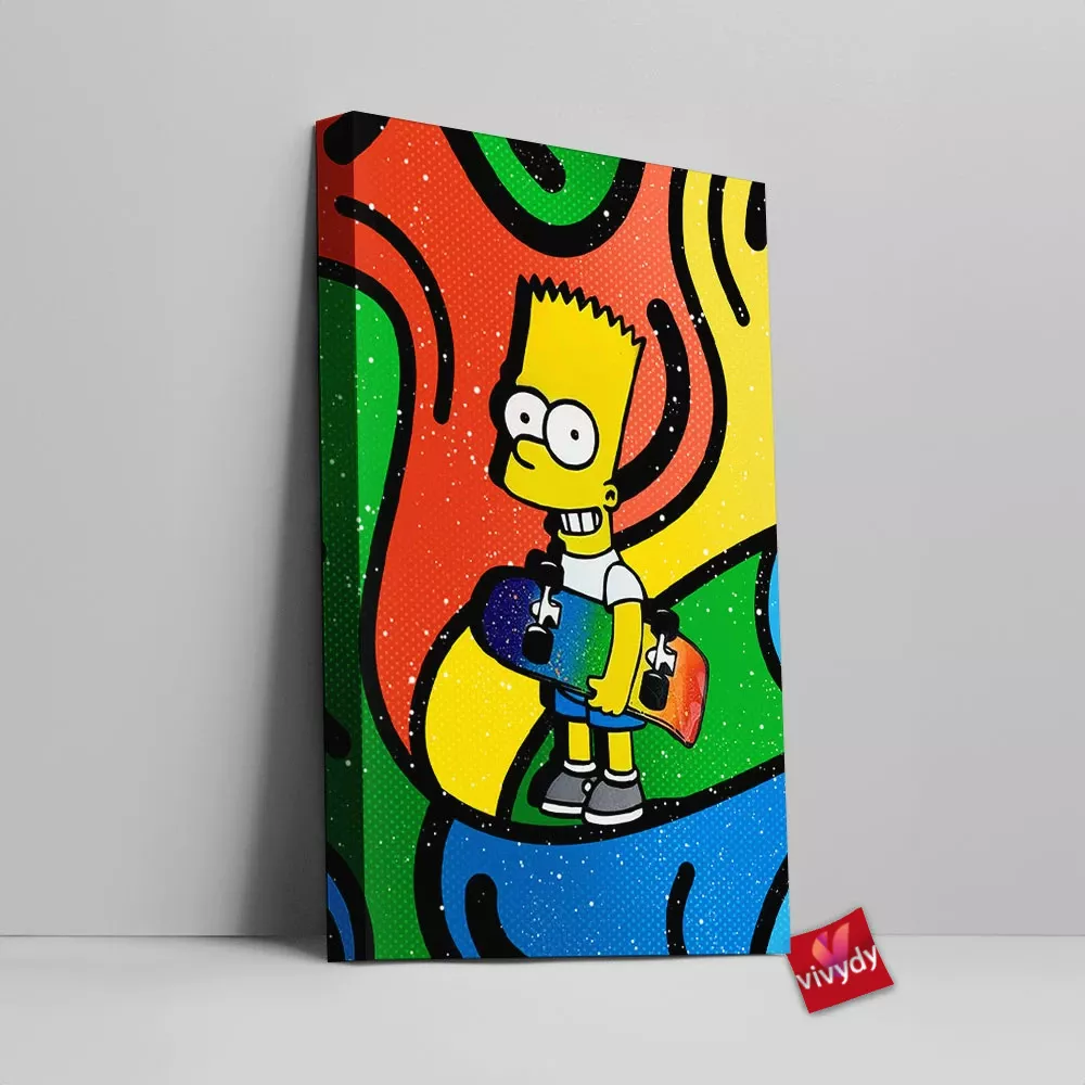 Bart Simpson Canvas Wall Art