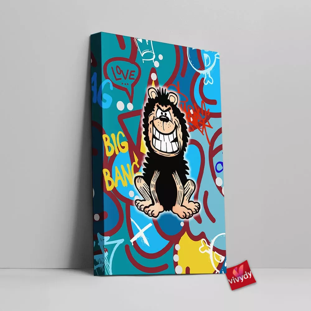 Gnasher Canvas Wall Art