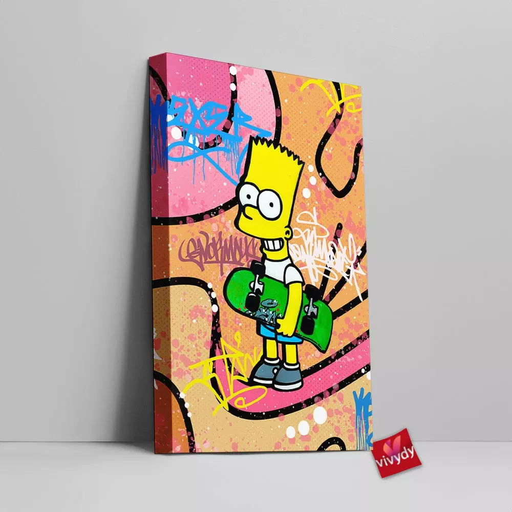 Bart Simpson Canvas Wall Art