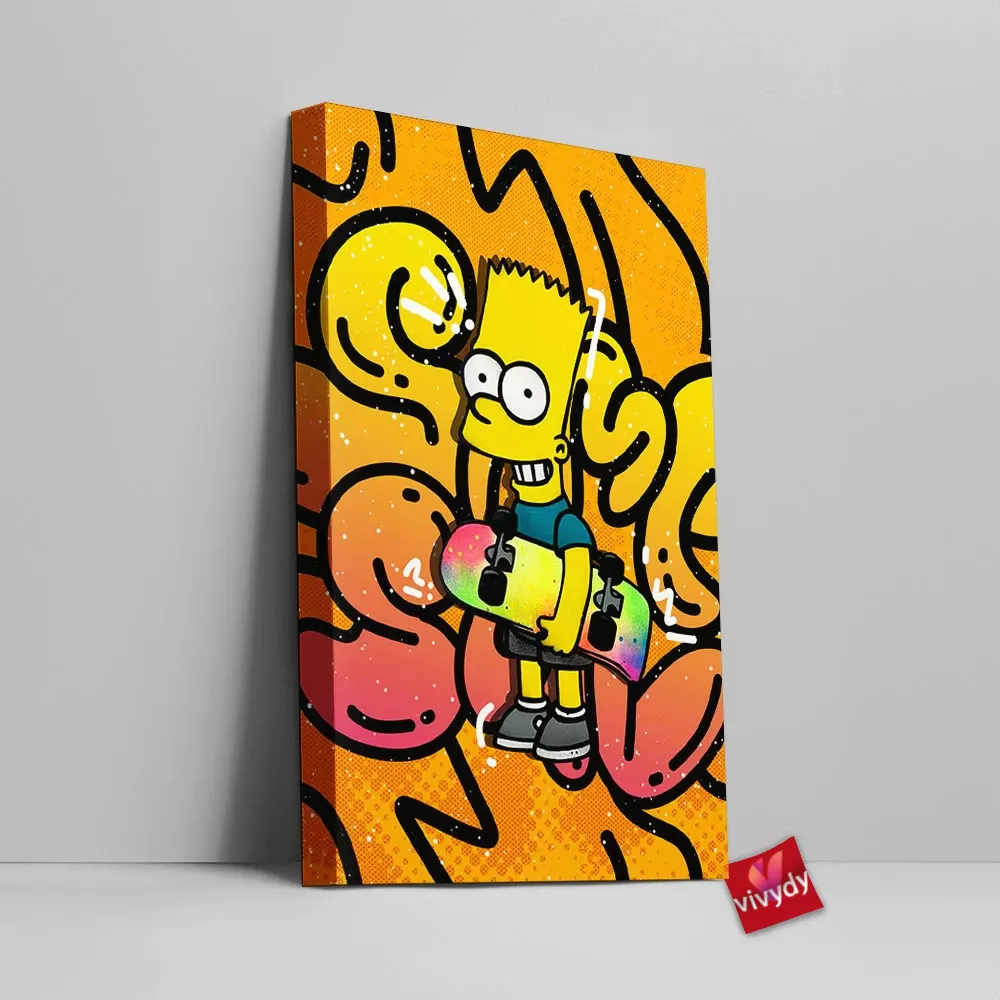 Bart Simpson Canvas Wall Art