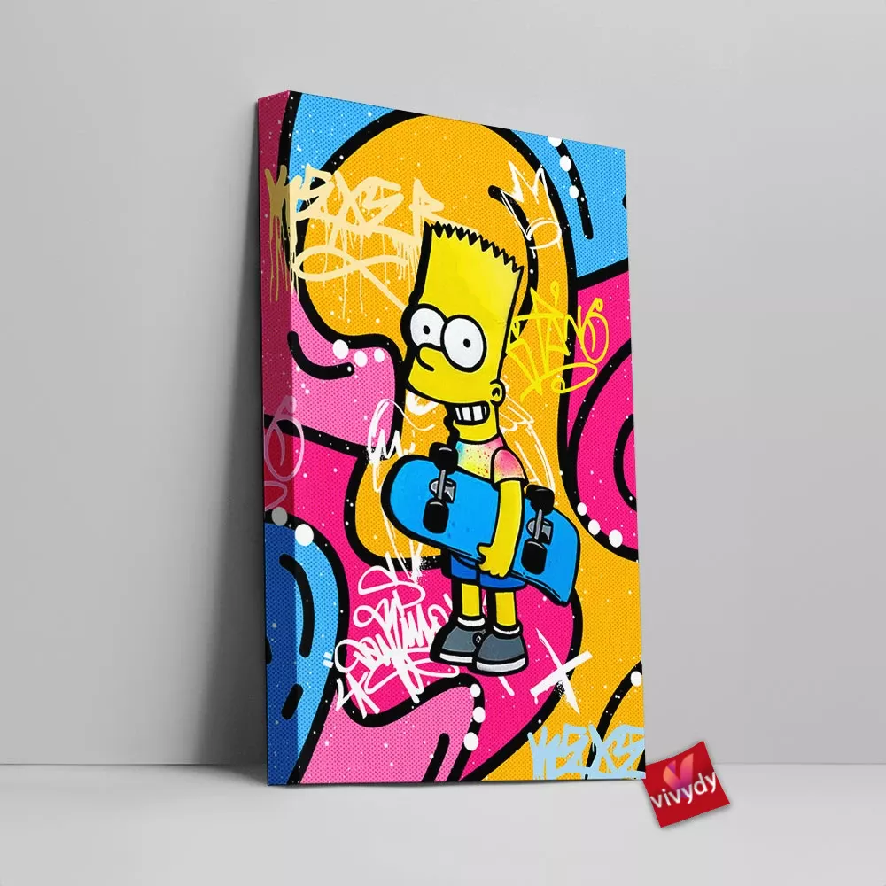 Bart Simpson Canvas Wall Art