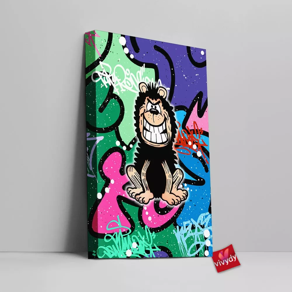 Gnasher Canvas Wall Art