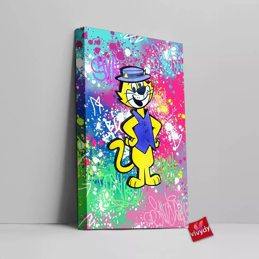 Top Cat,Meow Canvas Wall Art