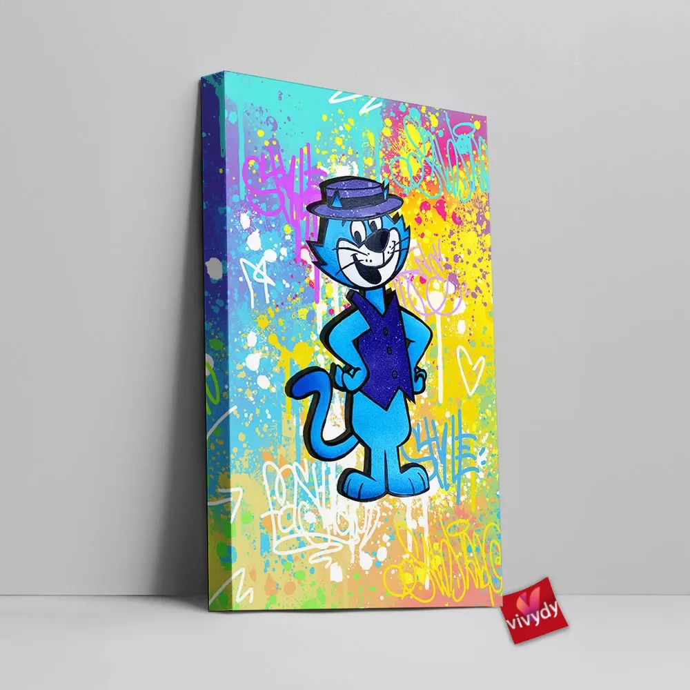 Top Cat,Meow Canvas Wall Art