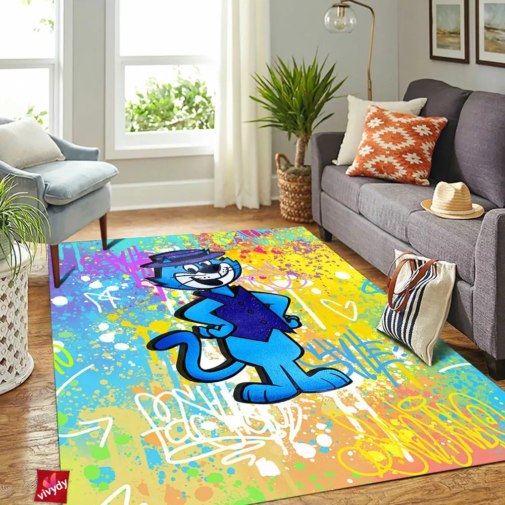 Top Cat,Meow Rectangle Rug