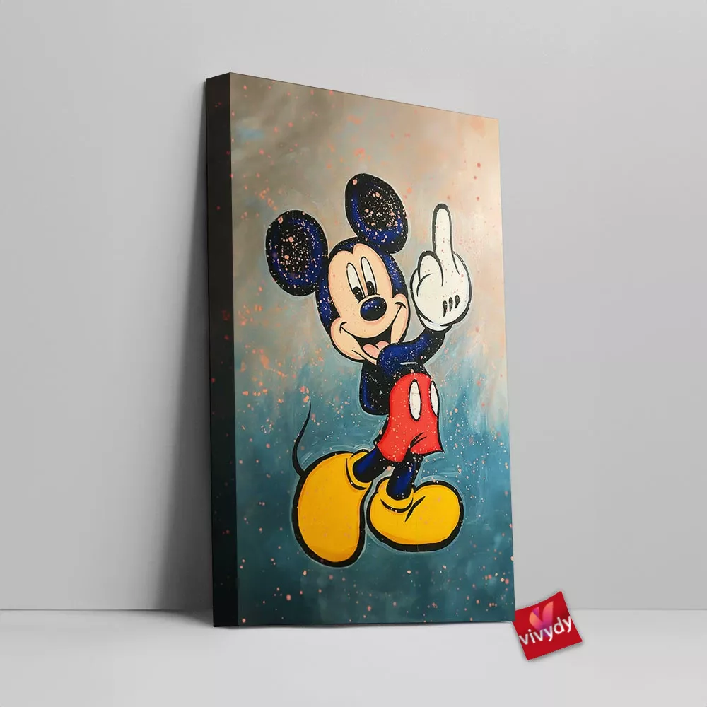 Scrooge McDuck Canvas Wall Art