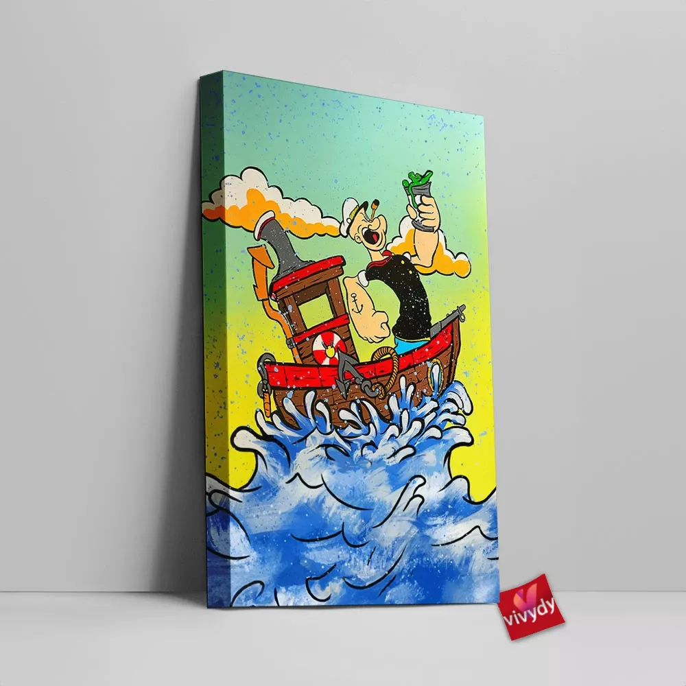 Popeye Canvas Wall Art