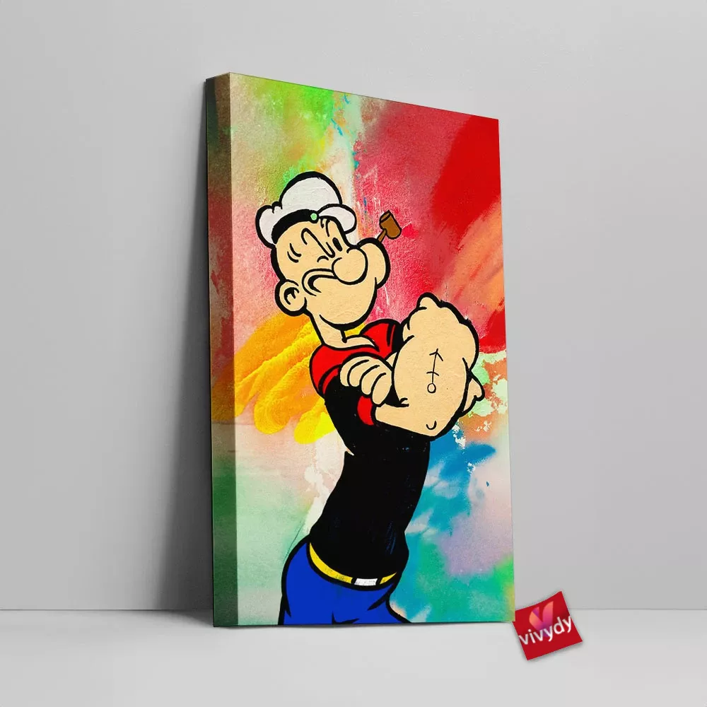 Popeye Canvas Wall Art