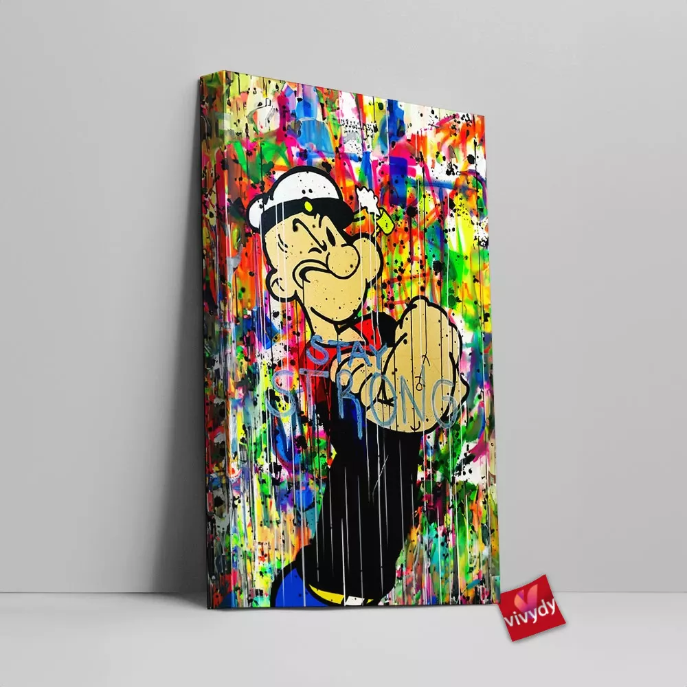 Popeye Canvas Wall Art