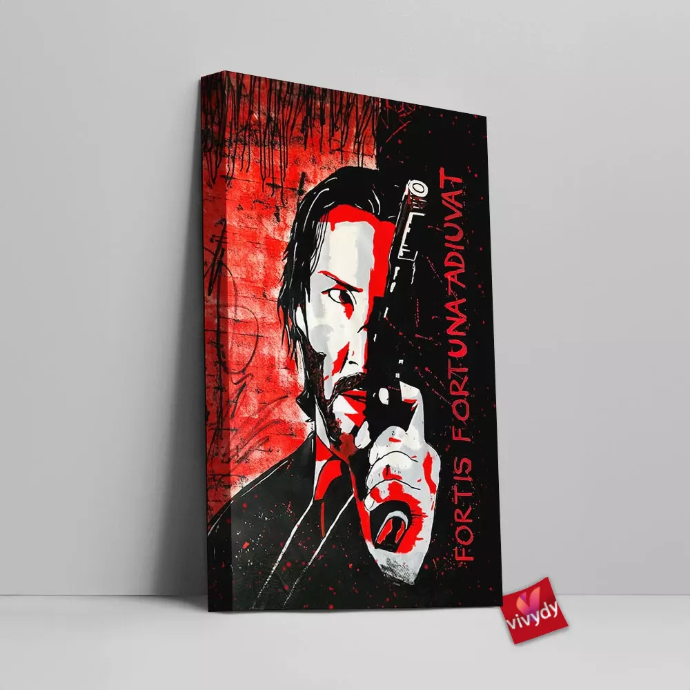 John Wick Canvas Wall Art