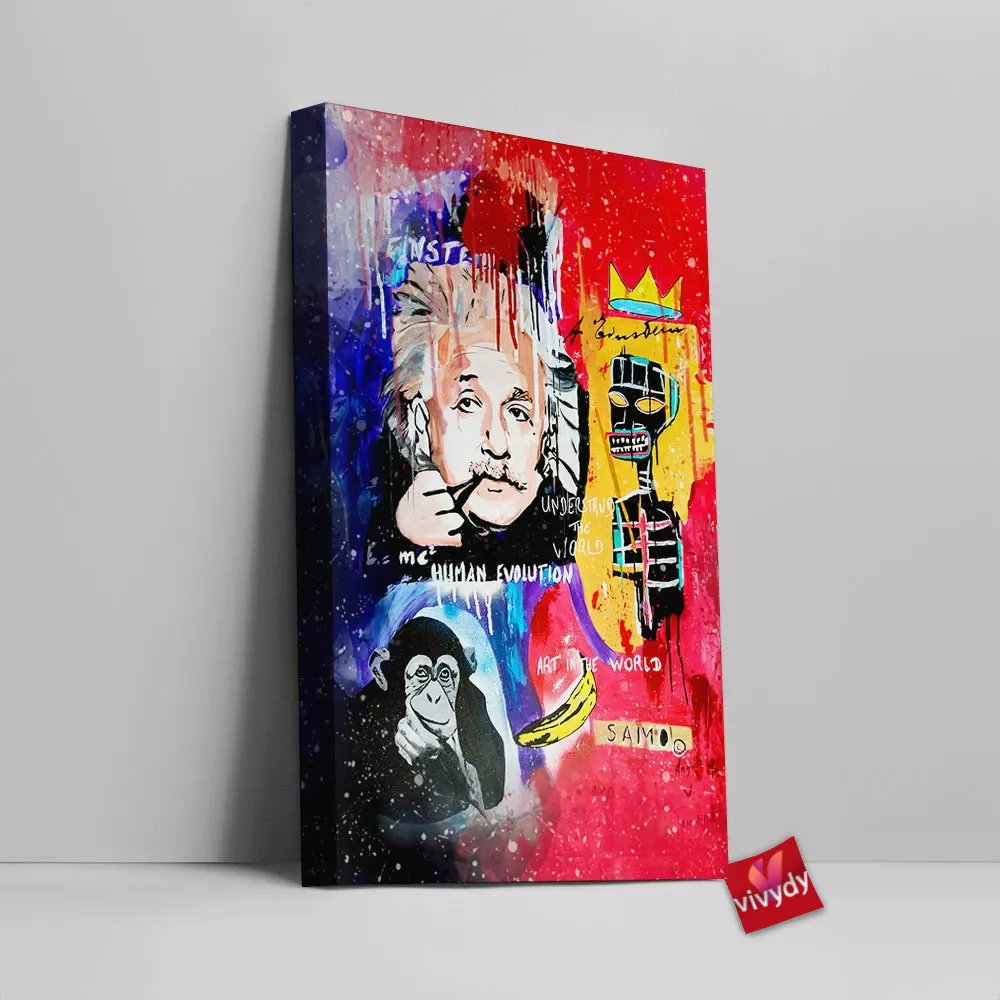 Albert Einstein Canvas Wall Art