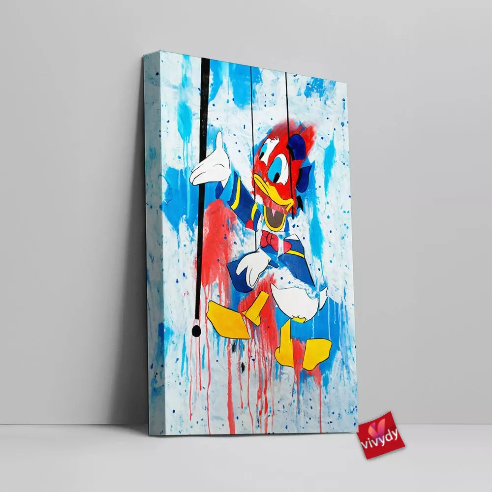 Donald Duck Canvas Wall Art