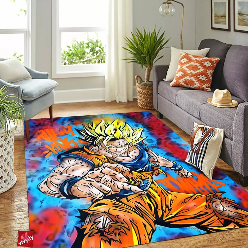 Son Goku Rectangle Rug