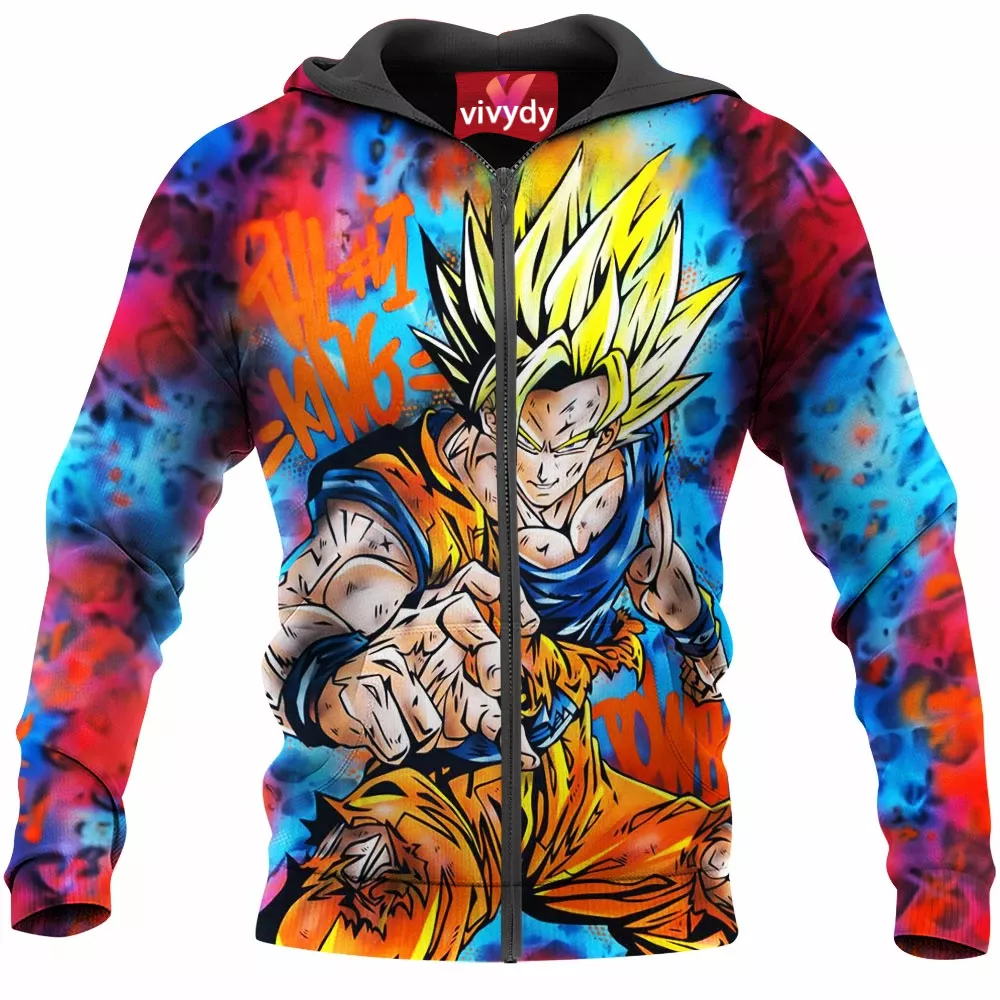 Son Goku Zip Hoodie