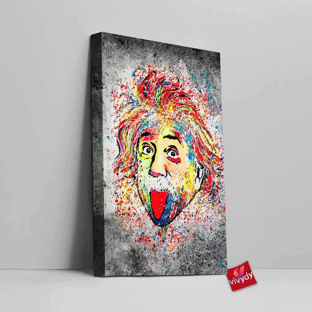 Albert Einstein Canvas Wall Art