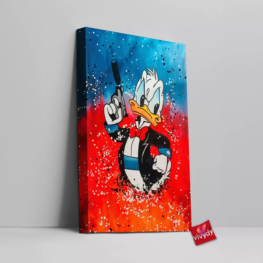 Donald Duck Canvas Wall Art