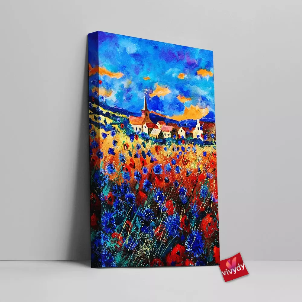 Field Flowers Canvas Wall Art