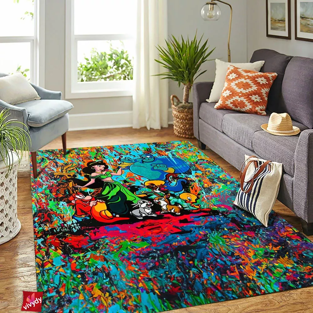 Animated Looney Tunes Rectangle Rug