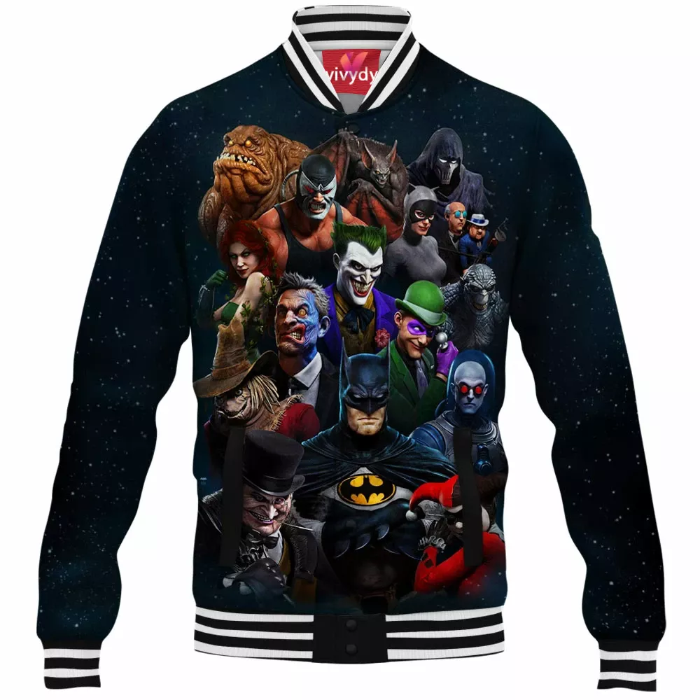 Batman Villain Baseball Jacket