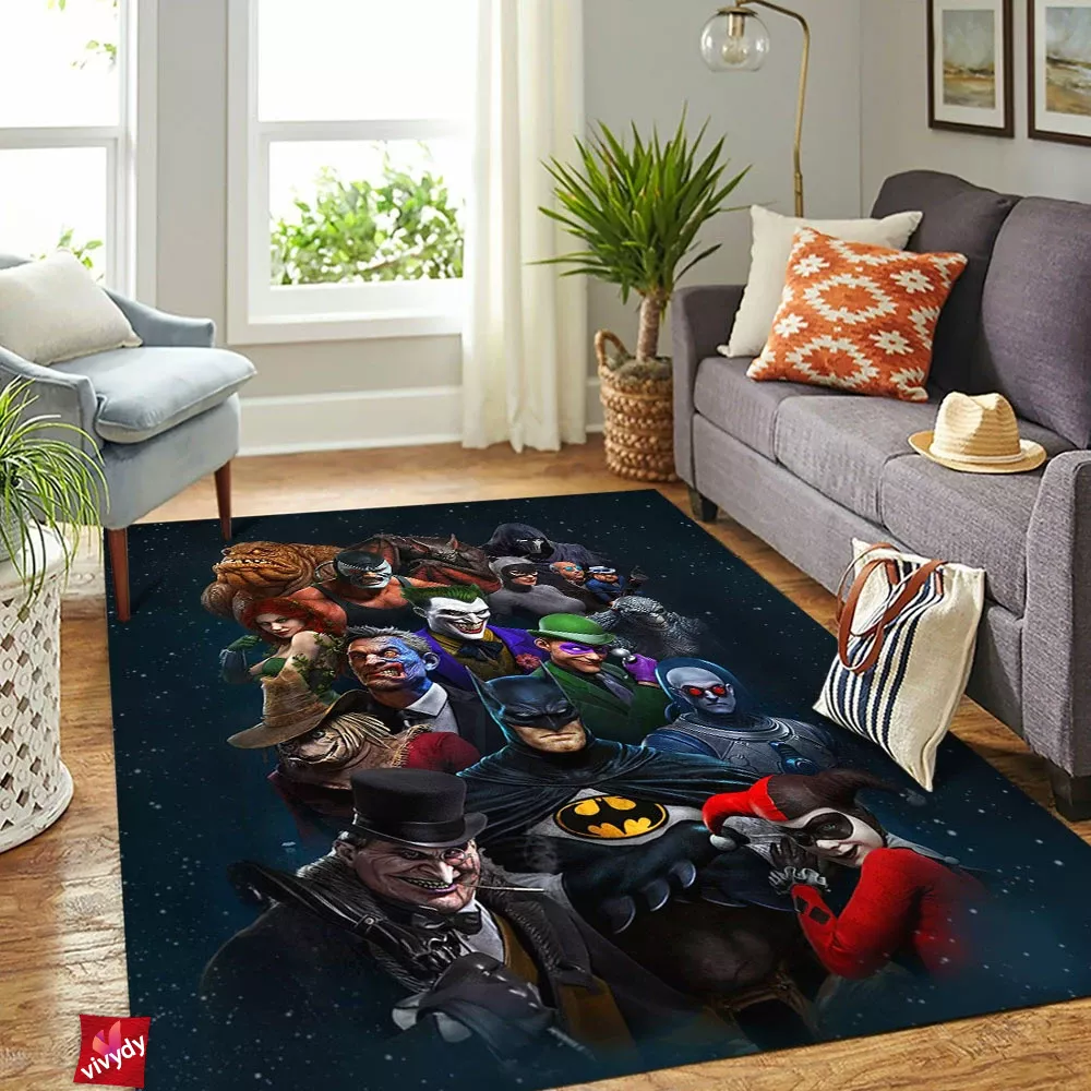 Batman Villain Rectangle Rug