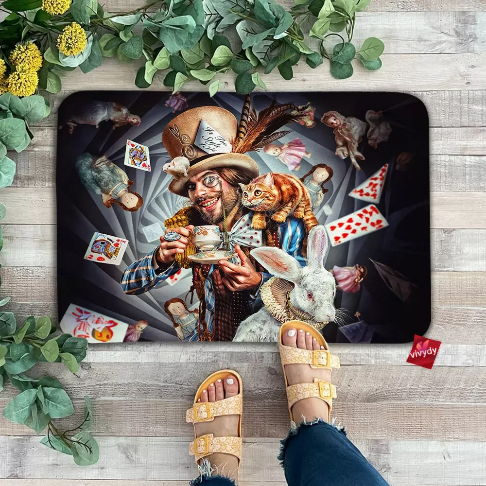 The Mad Hatter Doormat