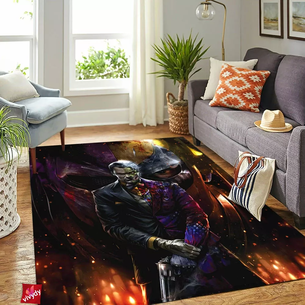 Harvey Dent Two-Face Rectangle Rug