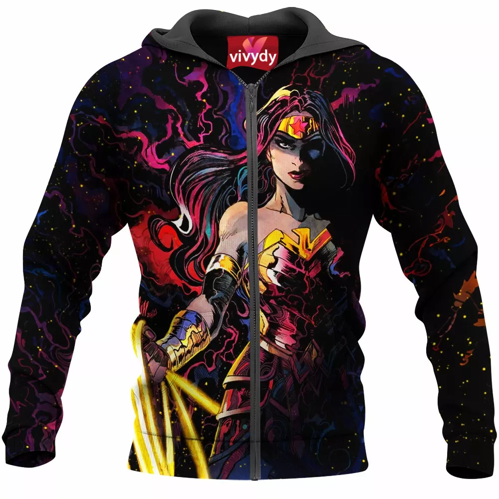 Wonder Woman Zip Hoodie