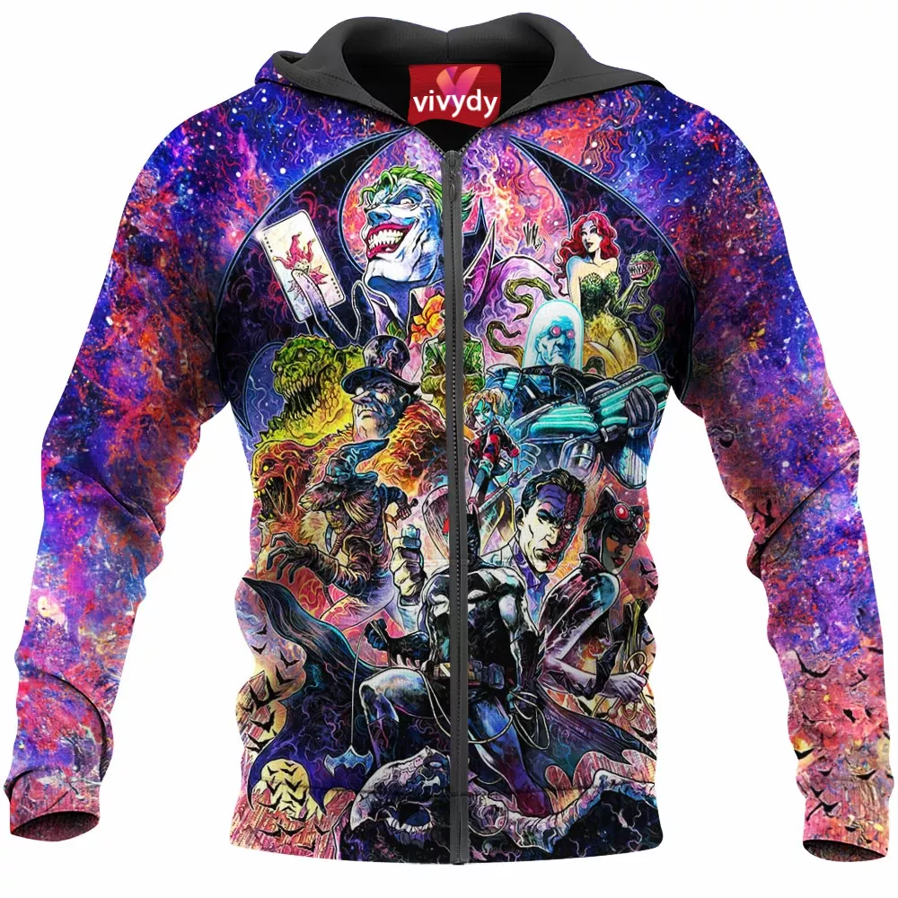 Batman Villain Zip Hoodie