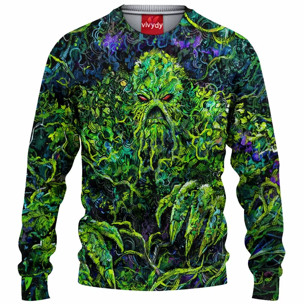 Swamp Thing Knitted Sweater