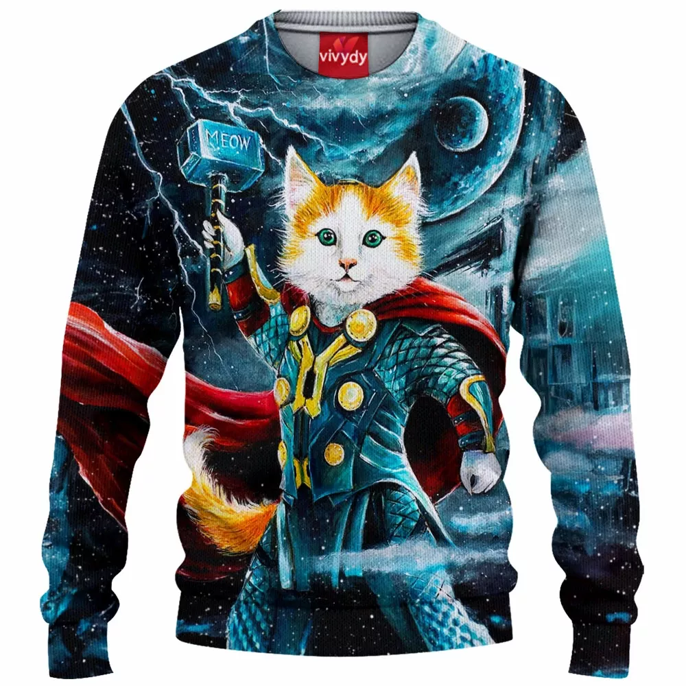 Thor Cat Knitted Sweater