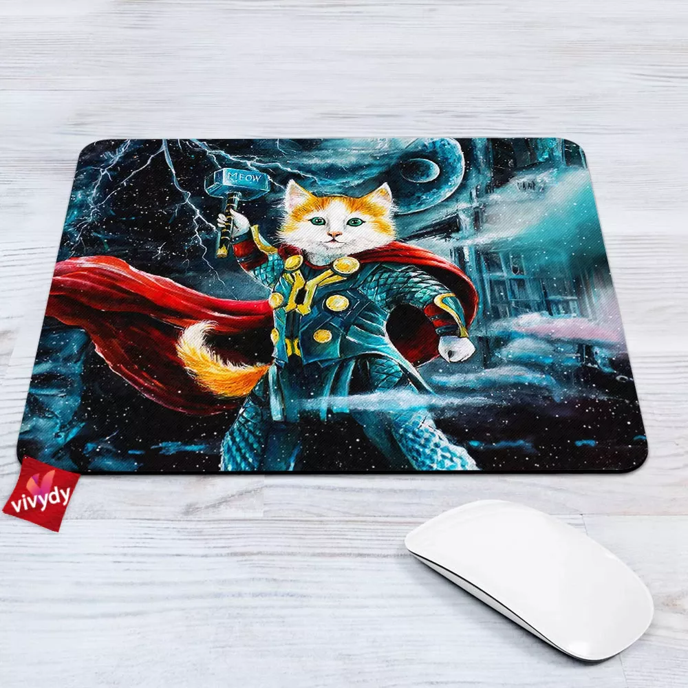 Thor Cat Mouse Pad