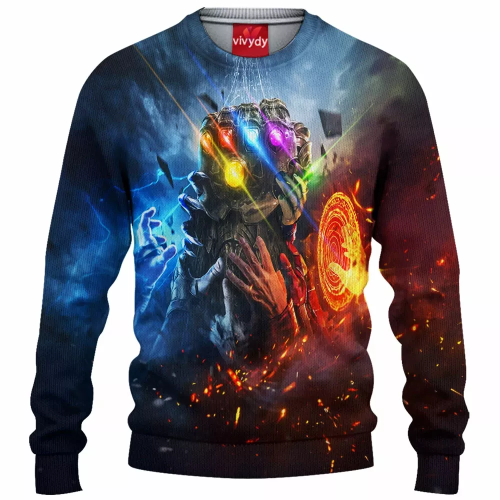 Infinity Gauntlet Knitted Sweater