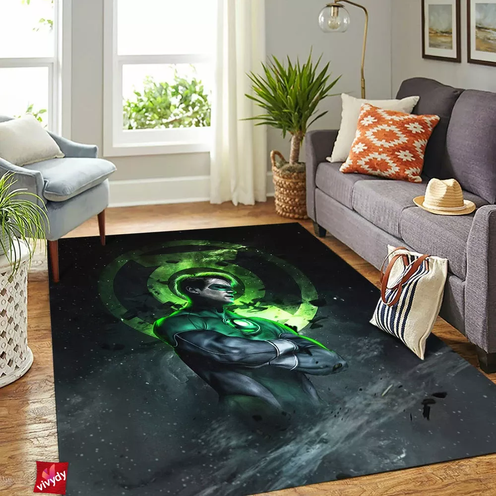 Green Lantern Rectangle Rug