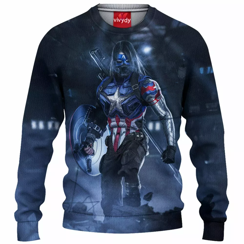 Winter Soldier x Captain America Knitted Sweater