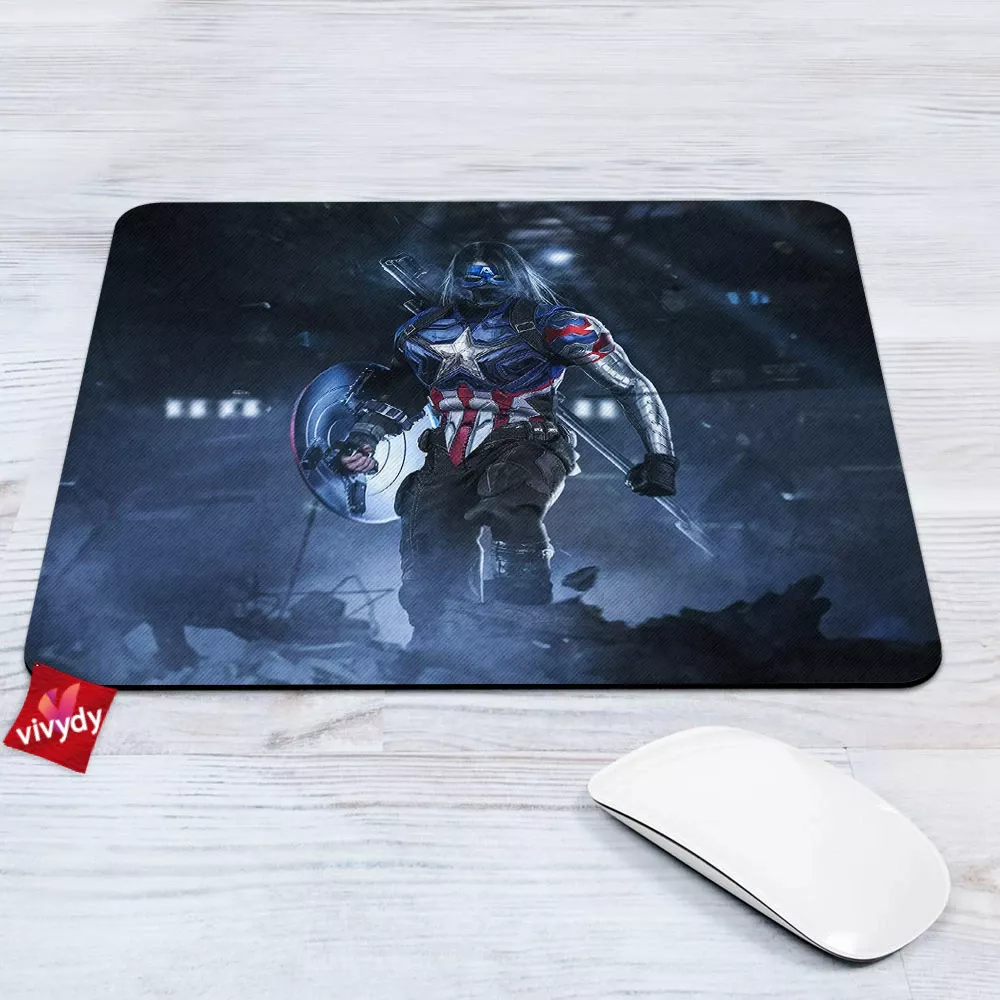 Winter Soldier x Captain America Mouse Pad