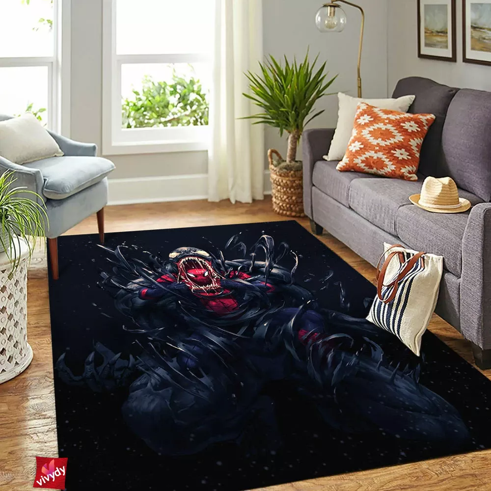 Venom x Spider-man Rectangle Rug